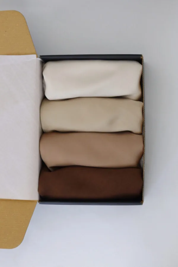 Neutral Tones Medina Silk Box ( Set of 4) - Image 3