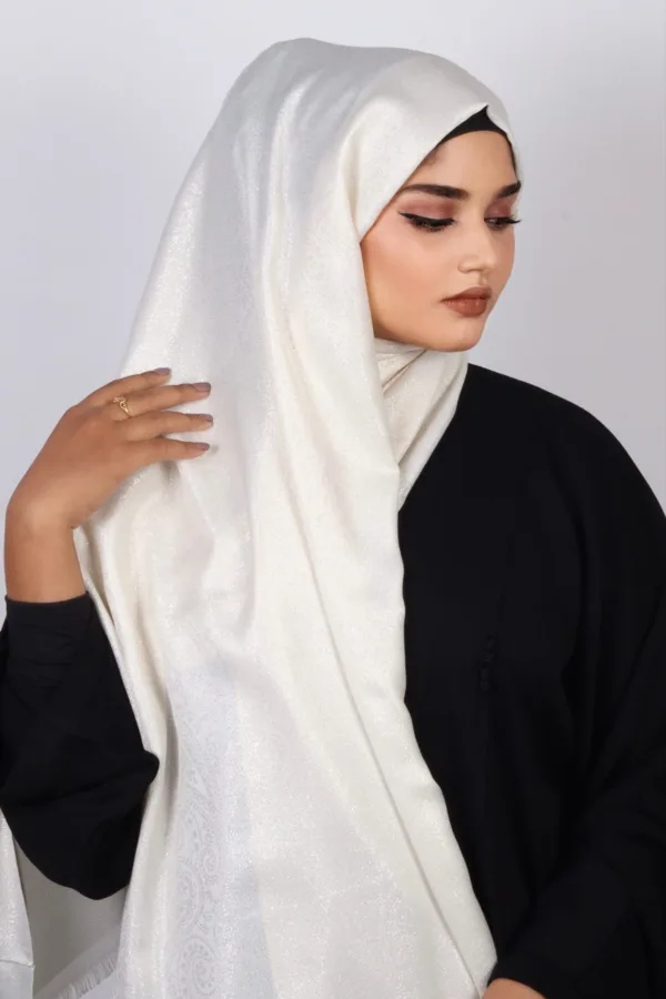 Arjuman Zari Pashmina Hijab - Image 1