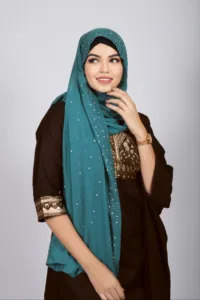Peacock Viscose Stone Hijab