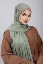 Peppermint Premium Jesey Hijab - Image 2