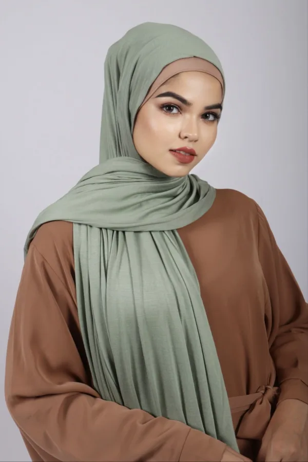 Peppermint Premium Jesey Hijab - Image 2