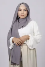 Porpoise Premium Chiffon Hijab - Image 2