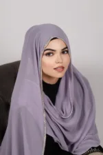 Lavender Crystal Hijab - Image 2
