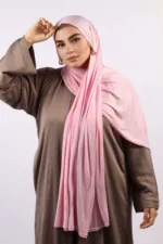 Baby Pink Classic Jersey Hijab
