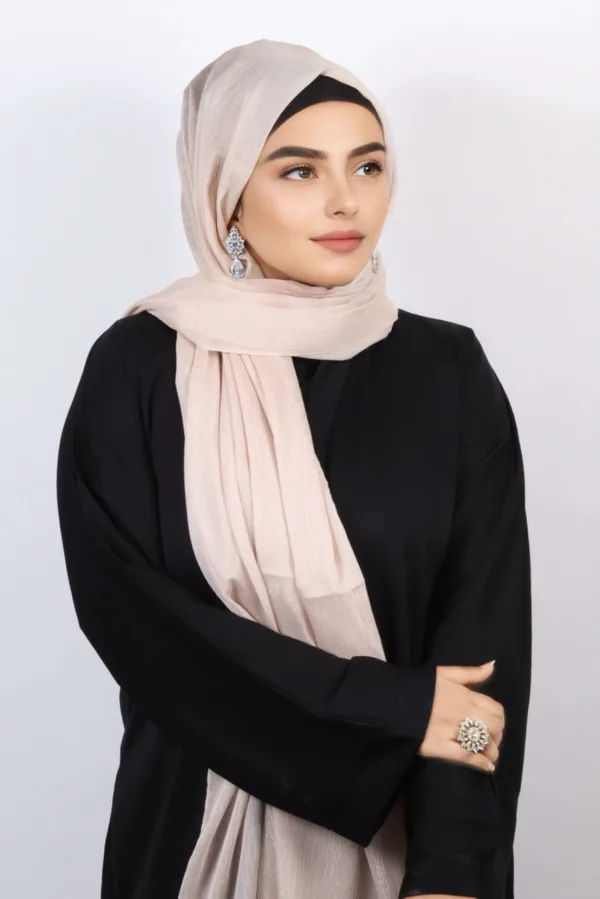 Litchi Shimmer Chiffon Hijab - Image 3