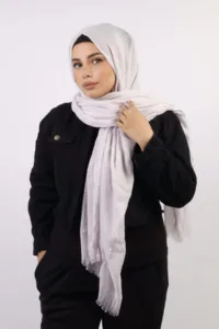 Silverfox Crinkled Cotton Hijab