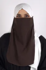 Brown Half Niqab