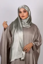 Sea Spring Marble Satin Hijab