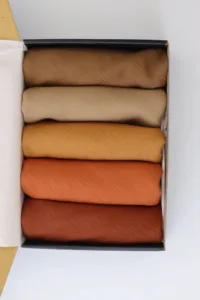 Golden Bliss Shimmer Chiffon Box ( Set of 5)