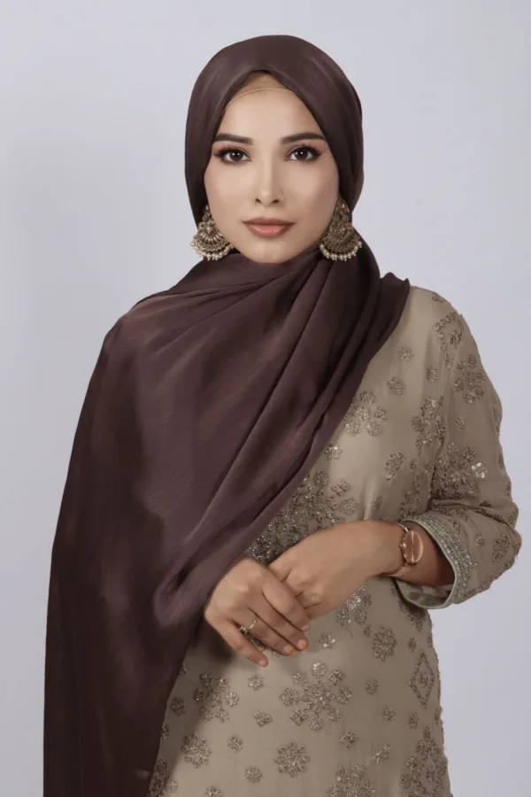 F05E6A28-76EE-46D8-8732-9142FBA824B3.jpeg Magnum Muna Satin Hijab - Image 1