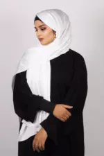 White Forest Medina Silk Hijab