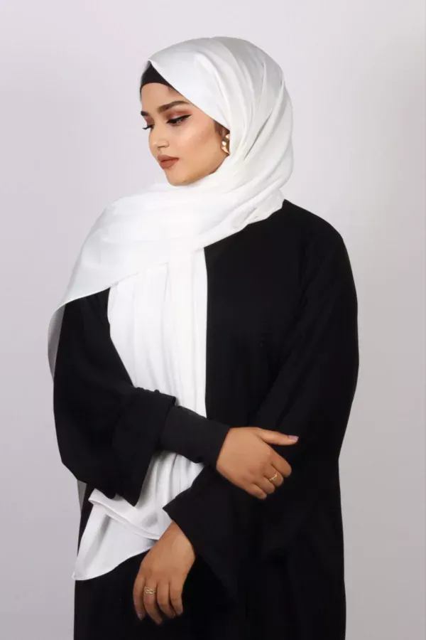 F1D2937D-BB3D-47C9-A3BA-2DAC6CD04877-1.jpeg White Forest Medina Silk Hijab - Image 1