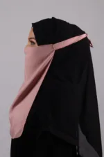 Dusky Rose Half Niqab - Image 2