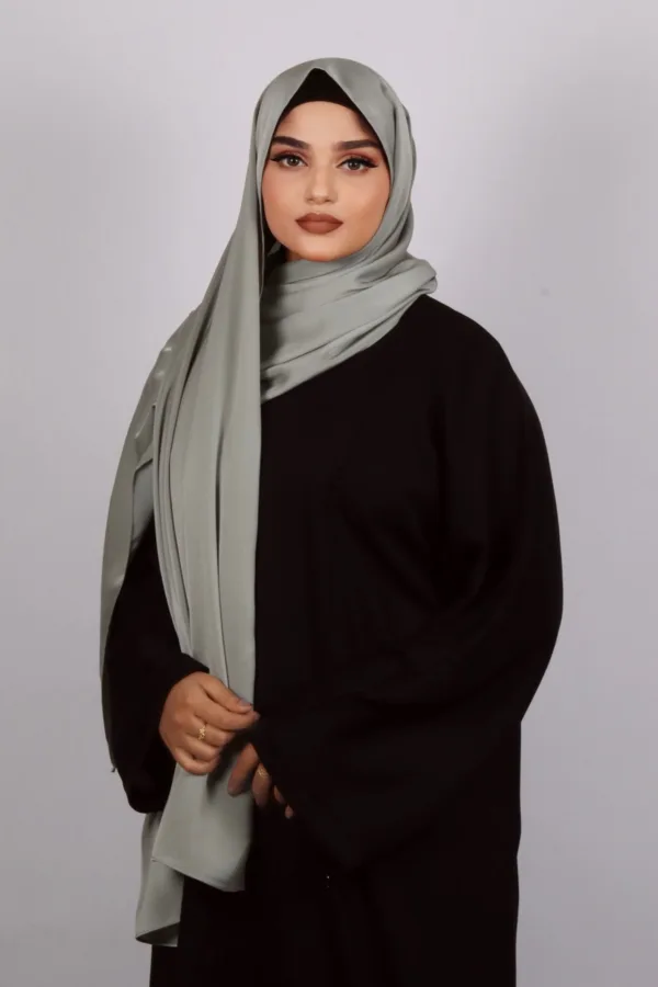 Pastel Thyme Medina Silk Hijab - Image 2