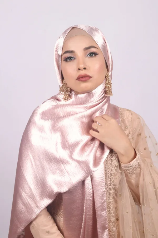 Nebu Marble Satin Hijab - Image 2