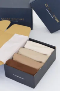 Neutral Tones Medina Silk Box ( Set of 4)