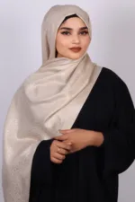 Taj Zari Pashmina Hijab - Image 2