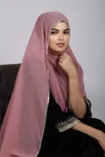 Pink Crystal Hijab - Image 3
