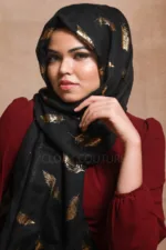 Firefly Foil Print Hijab - Image 3