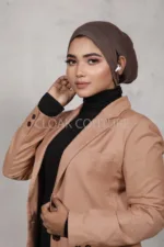 Stone Ear-slit Access Hijab Cap - Image 2