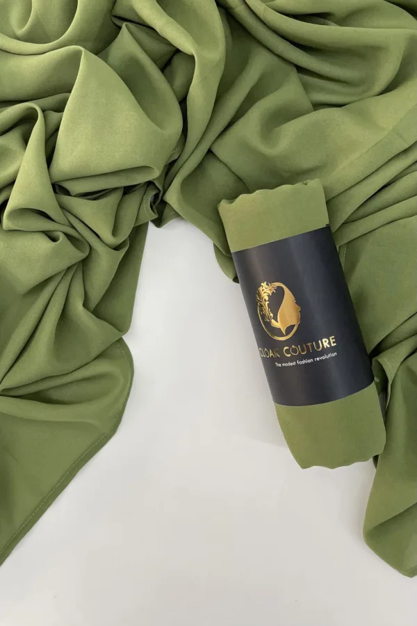 Mint Supreme Georgette Hijab - Image 1