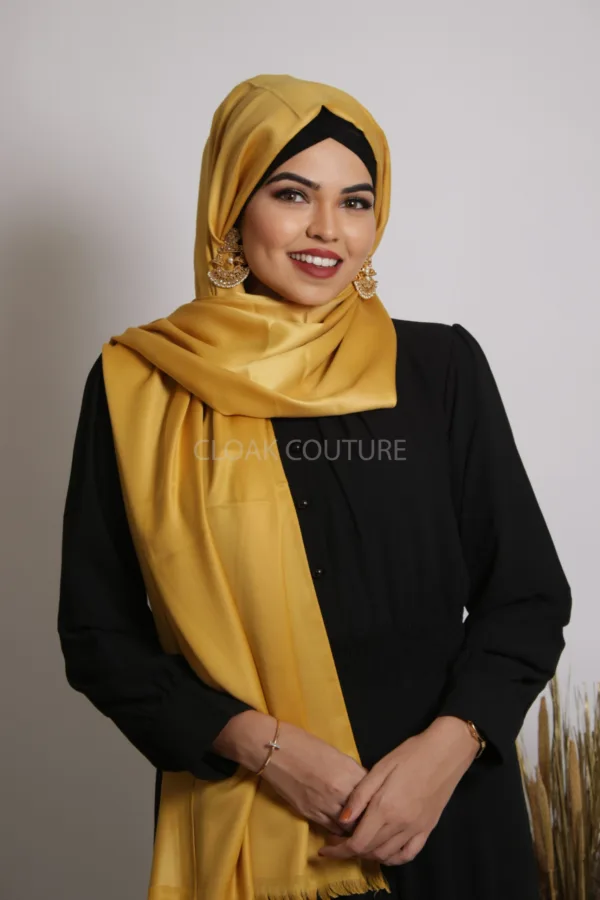 Gold Dust Luxe Silk Hijab - Image 1