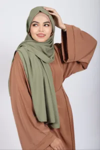 Matcha Silk Chiffon Hijab
