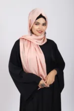 Blush Turkish Silk Hijab - Image 2