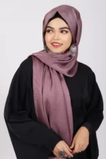 Silky Mauve Turkish Silk Hijab