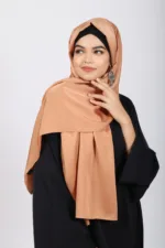 Bronze Turkish Silk Hijab - Image 2