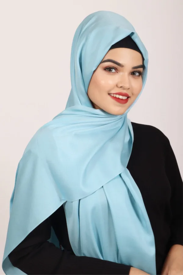 Mist Luxe Silk Hijab - Image 1