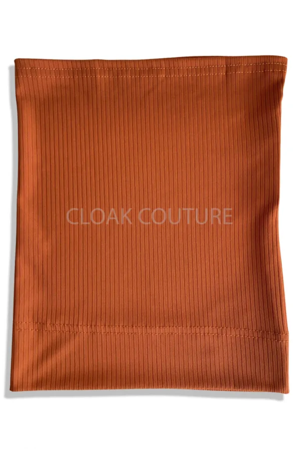 Tangerine Ribbed Tube cap - Image 2