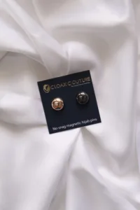Rose Gold & Black Gold No Snag Magnetic Pin ( set of 2)