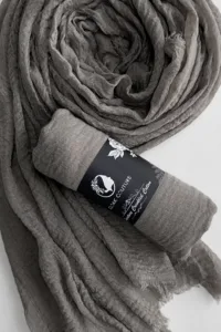 Rock Crinkled Cotton Hijab