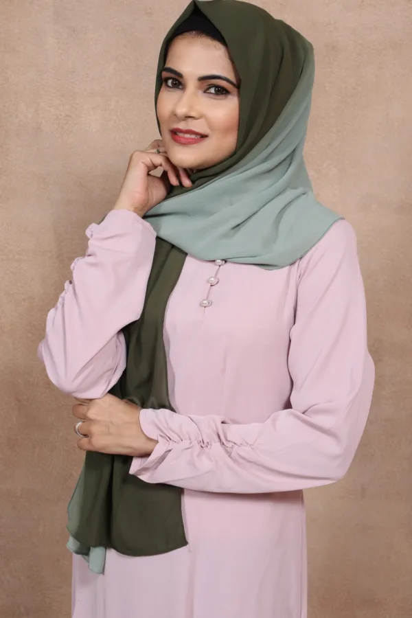 Prairie Ombre Georgette Hijab - Image 2