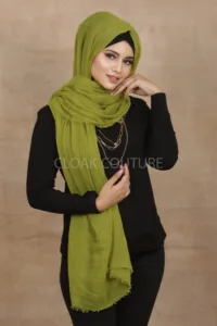 Pear Crinkled Cotton Hijab