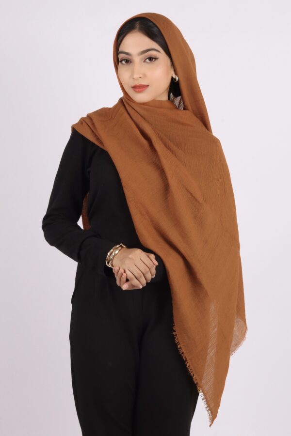 Deer Premium Crinkled Cotton Hijab - Image 2