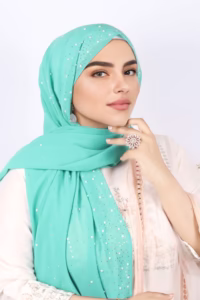 Mermaid Moon Drop Chiffon Hijab