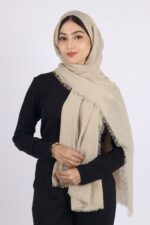 Bleeker Beige Premium Crinkled Cotton Hijab