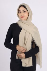 Bleeker Beige Premium Crinkled Cotton Hijab