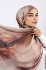 Twilight Mauve Printed Modal Hijab