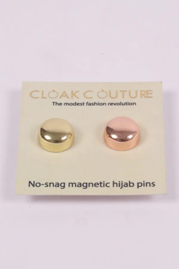 Rose Gold & Solid Gold No Snag Magnetic Pin ( set of 2) - Image 1