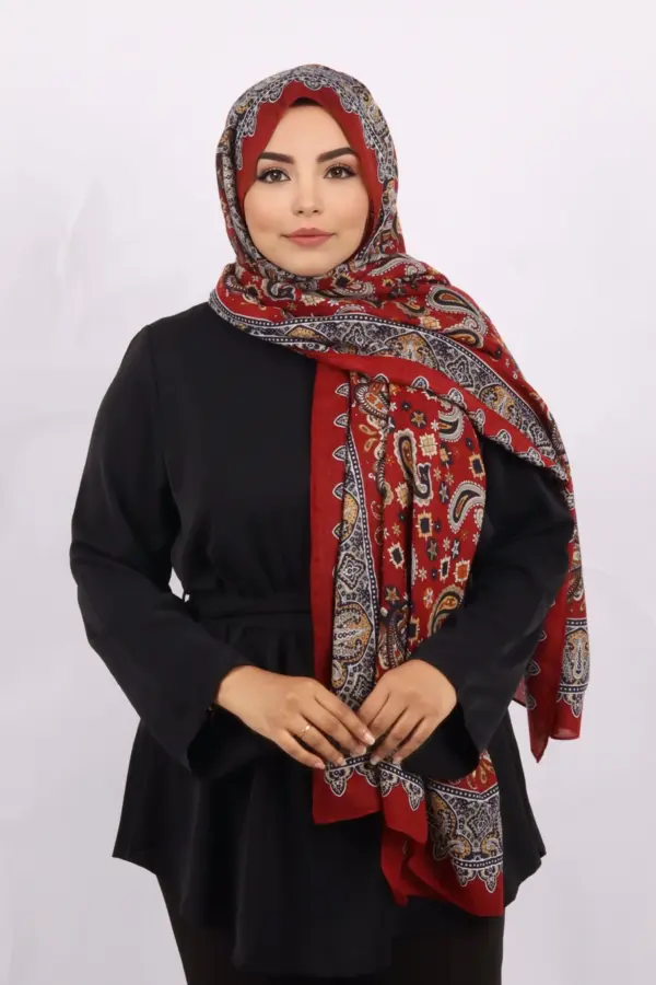 Gauhar ashmina Print Premium Viscose Hijab - Image 2