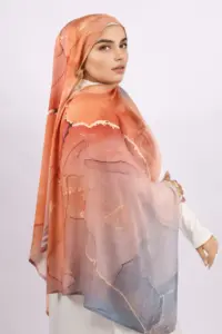 Fire & Ice Printed Modal Hijab