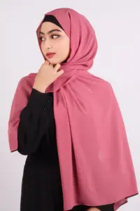Puce Pink Medina Chiffon Hijab & Niqab Set