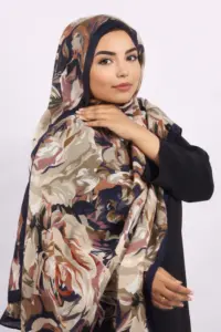 Julia Abstract Print Premium Viscose Hijab