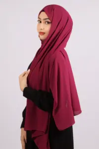 Cranberry Medina Chiffon Hijab