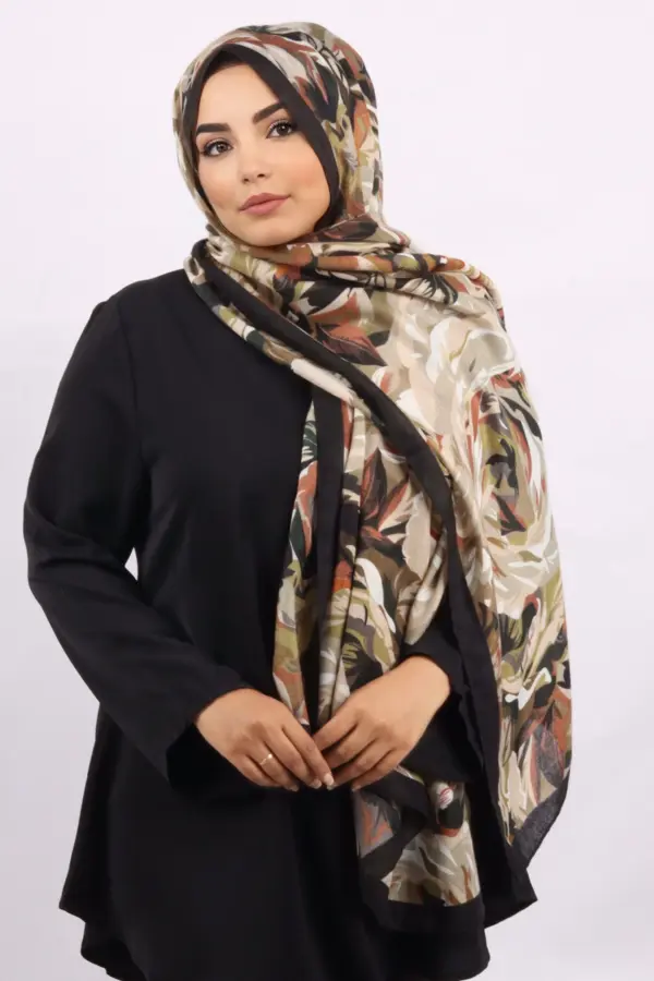 Sofia Abstract Print Premium Viscose Hijab - Image 2