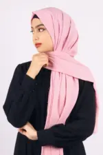 Rose Blush Medina Chiffon Hijab - Image 2