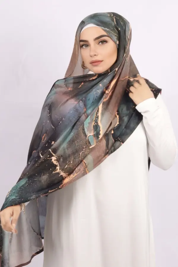 Oracle Printed Modal Hijab - Image 2